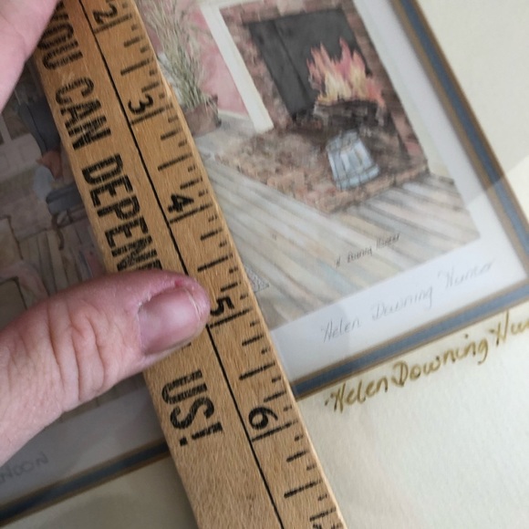 Canadian Artist Helen Downing Hunter Signed and Titled Framed Art - Picture 13 of 15